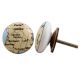 France Map Flat Ceramic Drawer Knob